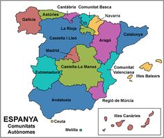 Mapa Espanya