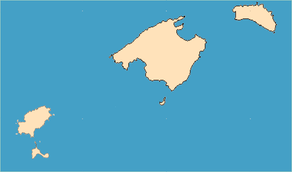 Mapa illes Balears